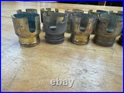 #19 Vintage, 2-Screw Mica Shells, Original Finish, lamp parts, Tiffany