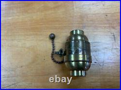 #1 Vintage, BRYANT, In-line Pull Chain Switch, with original liners, lamp parts