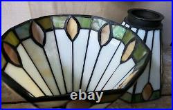 1 Vintage Leaded Glass MISSION Shades table Lamp parts hanging ARTS and CRAFTS