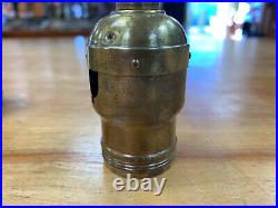 #20 Matching, Vintage, Fat-Boy Socket Shells, Pull Chain, dated 1909, lamp parts