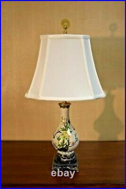 23 Vintage Chinese Cloisonne Vase Lamp Fine Quality-asian Oriental