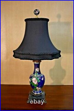28 Chinese Vintage Cloisonne Vase Lamp Asian-oriental-porcelain-japanese