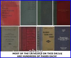 2TB 500+ ANTIQUE LAMP CATALOGS Electrical Supplies Gas Oil Light Shade Parts etc