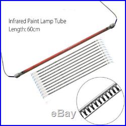 2 Set 2KW Paint Booth Infrared Baking Lamp Wall Mount Heating Light Heater Dryer