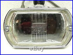 (2) Vintage 68 69 70 Mustang Shelby Cobra GT40 LUCAS Square 8 Fog Lights Lamps