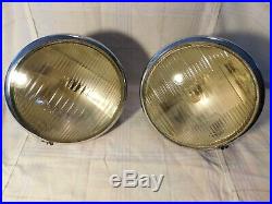 2- Vintage Original Custom Hot rod ford chevy plymouth dodge gmc mack Headlights