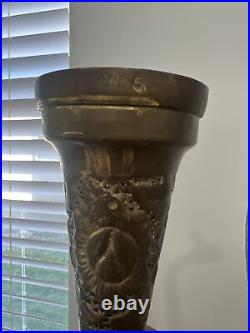 31 Tall Brass Middle Eastern Vintage Tea Pot Lamp (FOR PARTS AND REPAIR ONLY)