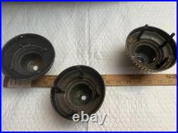 3 Lamp Parts Old Shade Holders 4 Fitting