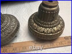 3 Lamp Parts Old Shade Holders 4 Fitting