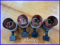 #4 Vintage, ArrowithH&H, Matching Paddle Interiors, Porcelain, lamp parts