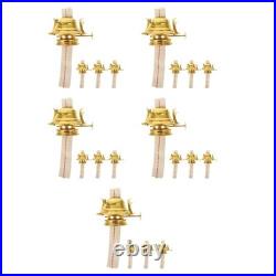 4pcs Oil Lamp Wicks With Reduction Collar Replacement Parts For Vintage Lamps