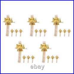4pcs Oil Lamp Wicks With Reduction Collar Replacement Parts For Vintage Lamps