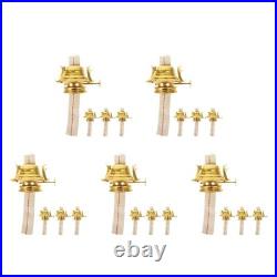 4pcs Oil Lamp Wicks With Reduction Collar Replacement Parts For Vintage Lamps