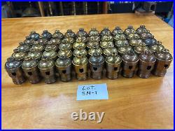 #50 Vintage Fat-Boy Pull Chain / Paddle, socket shells, lamp parts, lighting