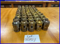 #50 Vintage Fat-Boy Pull Chain / Paddle, socket shells, lamp parts, lighting
