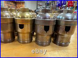 #50 Vintage Fat-Boy Pull Chain / Paddle, socket shells, lamp parts, lighting