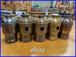 #50 Vintage Fat-Boy Pull Chain / Paddle, socket shells, lamp parts, lighting