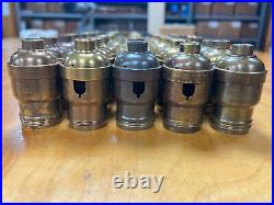#50 Vintage Fat-Boy Pull Chain / Paddle, socket shells, lamp parts, lighting