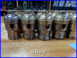 #50 Vintage Fat-Boy Pull Chain / Paddle, socket shells, lamp parts, lighting