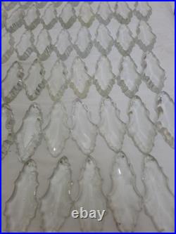 50 pcs Czech Crystal Chandelier Drops 4 65g Each Glass Prisms Lamp Parts