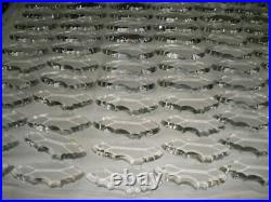 50 pcs Czech Crystal Chandelier Drops 4 65g Each Glass Prisms Lamp Parts
