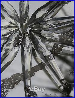 60 vintage French U-drop Crystal Glass Prism oil Lamp Chandelier Part brass pins