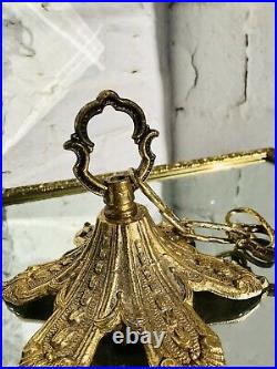 7? Antique Bronze Ceiling Canopy Lamp Chandelier Parts Repair Chain Ceiling