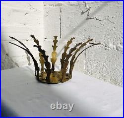 9 Antique BRONZE Chandelier BRANCHES For Stringing Crystal Glass Garlands Beads