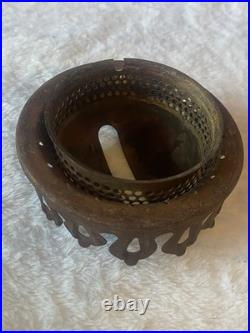 Aladdin Vintage Oil/Kerosene Lamp Burner Parts Lot Brass/Metal Made in England