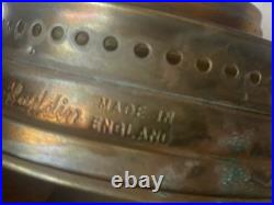 Aladdin Vintage Oil/Kerosene Lamp Burner Parts Lot Brass/Metal Made in England