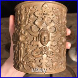 Antique 1800s JESTER FACE Mechanical Pump Carcel Moderator French Oil Lamp PARTS