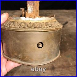 Antique 1800s JESTER FACE Mechanical Pump Carcel Moderator French Oil Lamp PARTS