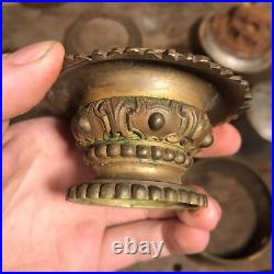 Antique 1800s JESTER FACE Mechanical Pump Carcel Moderator French Oil Lamp PARTS