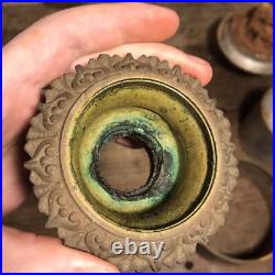 Antique 1800s JESTER FACE Mechanical Pump Carcel Moderator French Oil Lamp PARTS