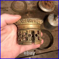 Antique 1800s JESTER FACE Mechanical Pump Carcel Moderator French Oil Lamp PARTS