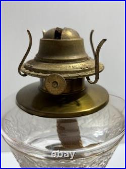 Antique 1870's Victorian Oil Lamp Cast Figural Boy w Lamb Metal 12 Child P&A