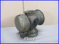 Antique 1899 Badger Brass Mfg Solar Bicycle Motorcycle Carbide Lamp Light Parts