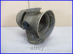 Antique 1899 Badger Brass Mfg Solar Bicycle Motorcycle Carbide Lamp Light Parts
