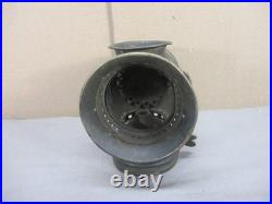 Antique 1899 Badger Brass Mfg Solar Bicycle Motorcycle Carbide Lamp Light Parts