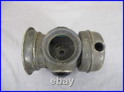 Antique 1899 Badger Brass Mfg Solar Bicycle Motorcycle Carbide Lamp Light Parts