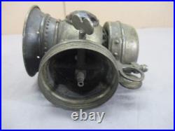Antique 1899 Badger Brass Mfg Solar Bicycle Motorcycle Carbide Lamp Light Parts