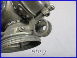 Antique 1899 Badger Brass Mfg Solar Bicycle Motorcycle Carbide Lamp Light Parts