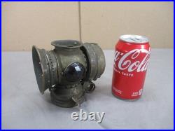 Antique 1899 Badger Brass Mfg Solar Bicycle Motorcycle Carbide Lamp Light Parts