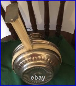 Antique 1928-30's AladdinOil ModelB Silver Finish/ Wall Mount Extra Parts/Read