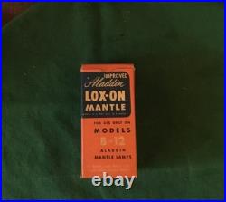 Antique 1928-30's AladdinOil ModelB Silver Finish/ Wall Mount Extra Parts/Read