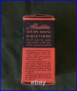 Antique 1928-30's AladdinOil ModelB Silver Finish/ Wall Mount Extra Parts/Read