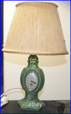 Antique 1930s Art Deco LUX HEARTBEAT Novelty Lamp / Clock VIDEO Hard to Find