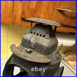Antique ADLAKE Non-Sweating Lamp Chicago Railroad Train Switch Lantern for parts