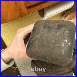 Antique ADLAKE Non-Sweating Lamp Chicago Railroad Train Switch Lantern for parts