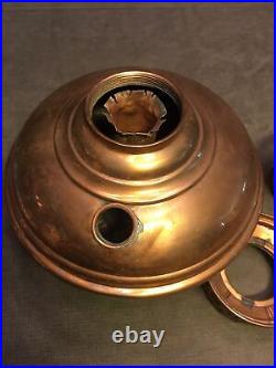 Antique Aladdin Hanging Lamp Parts Oil Kerosene Model 6 Copper/ Brass